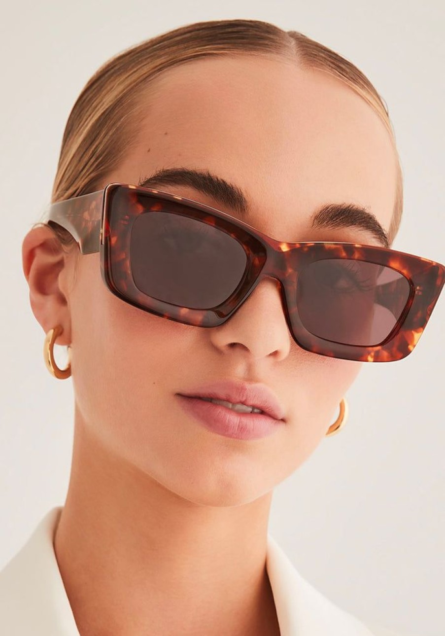 Accessories Banbe Eyewear Sunglasses | The Kaia- Honeycombe Tort