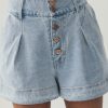 Fashion Ministry of style Shorts + Pants | Lucia Denim Short- Blue Wash