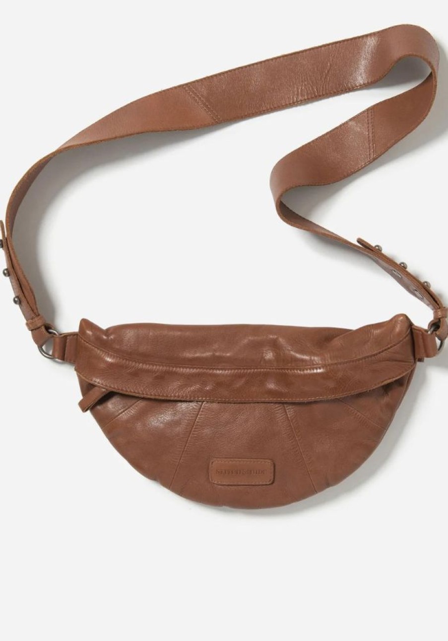 Accessories Stitch and Hide Bags | St Kilder Sling Bag-Saddle