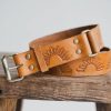 Accessories Hobo and Hatch Belts | Rising Sun Belt- Vintage Tan