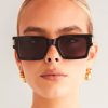 Accessories Banbe Eyewear Sunglasses | The Sara Black -Jet