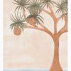 Homewares Karina Jambrak | Ocean Pandanus Print