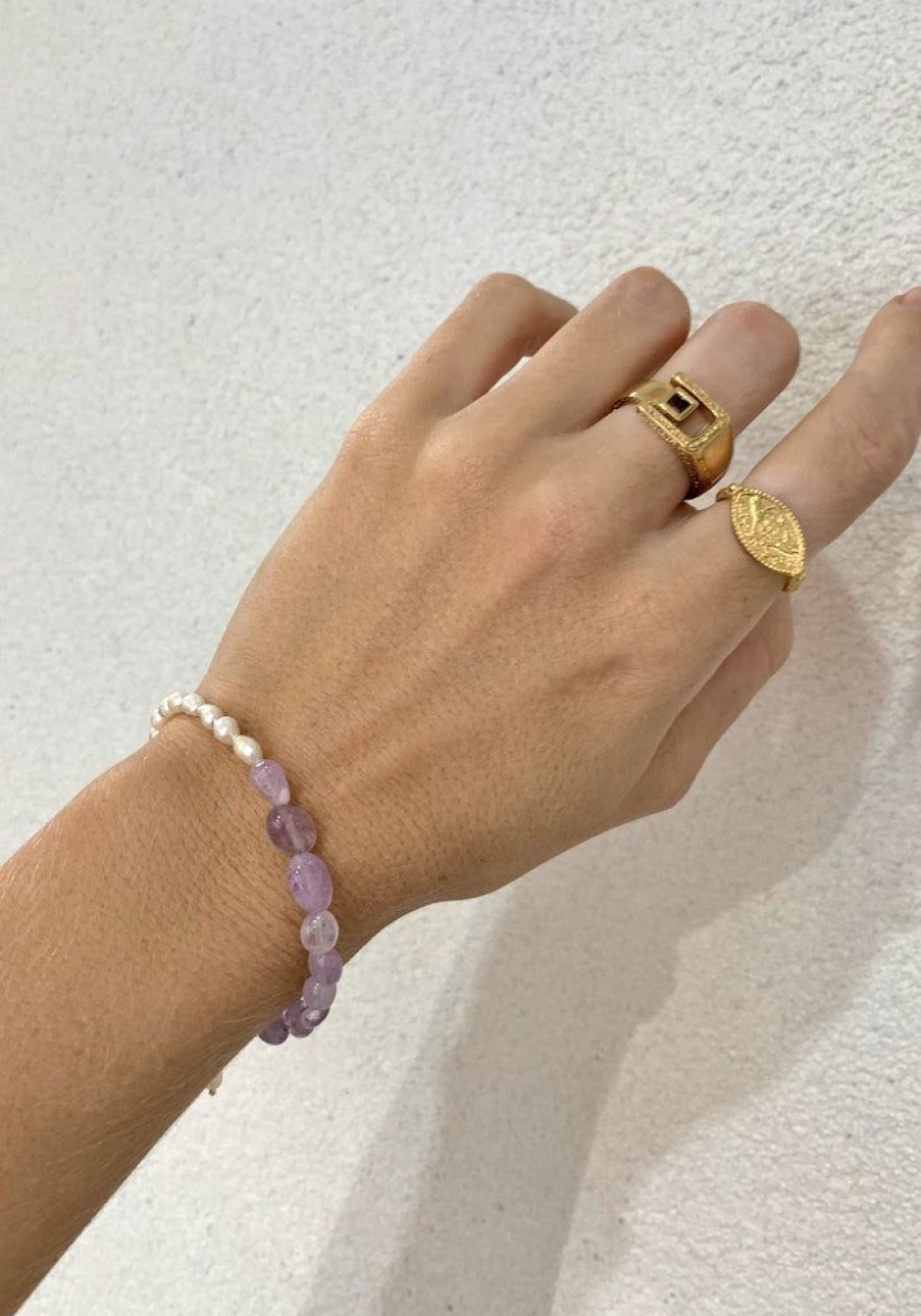 Accessories NP Rocks Jewellery Bracelets | Leo Bracelet - Amethyst