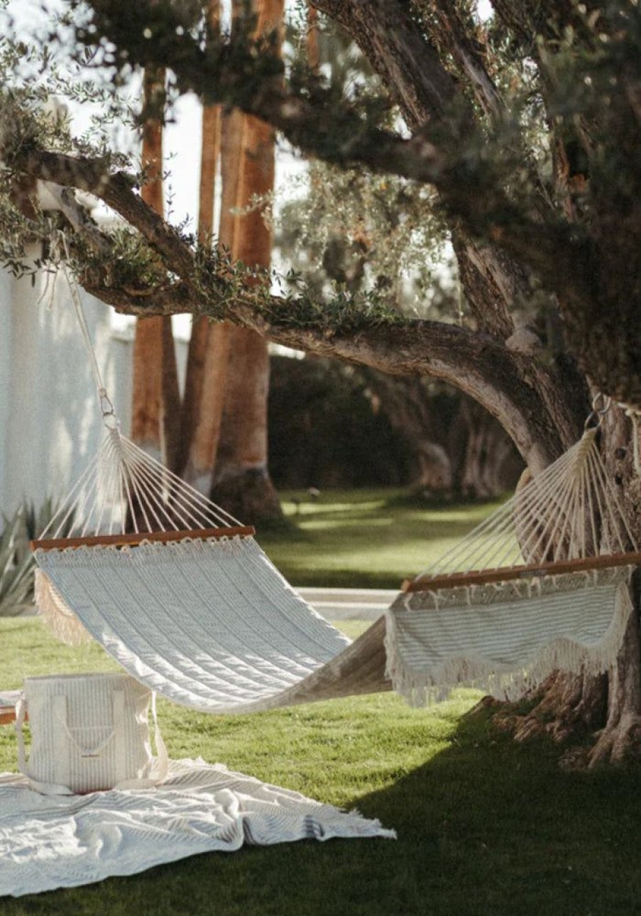 Homewares Business & Pleasure Co | Stripe Hammock - Sage