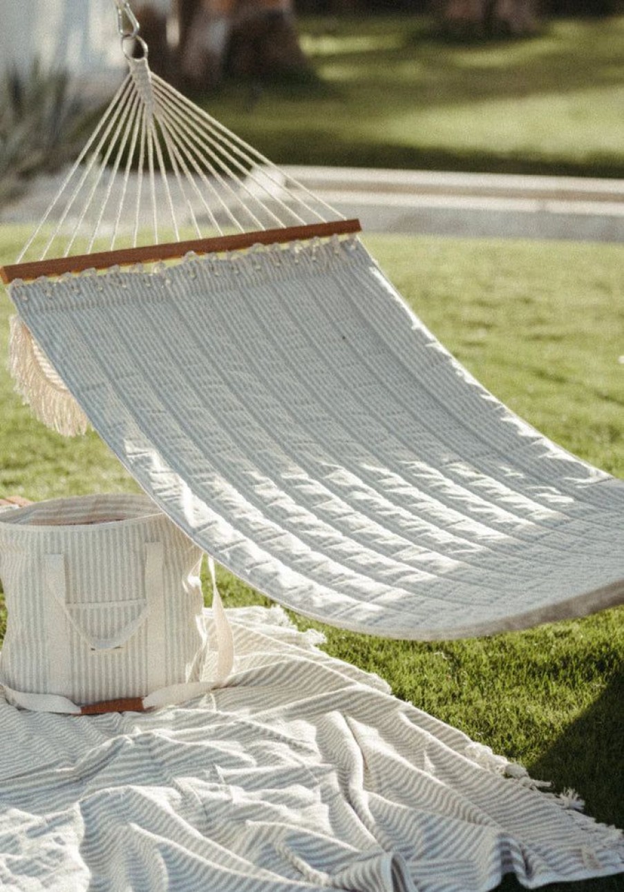 Homewares Business & Pleasure Co | Stripe Hammock - Sage