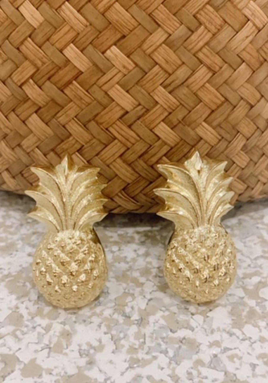 Homewares Cabo Gypsy | Pineapple Gold Door Knobs