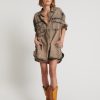 Fashion One Teaspoon Mini Dress | Rust Denim Shirt Dress