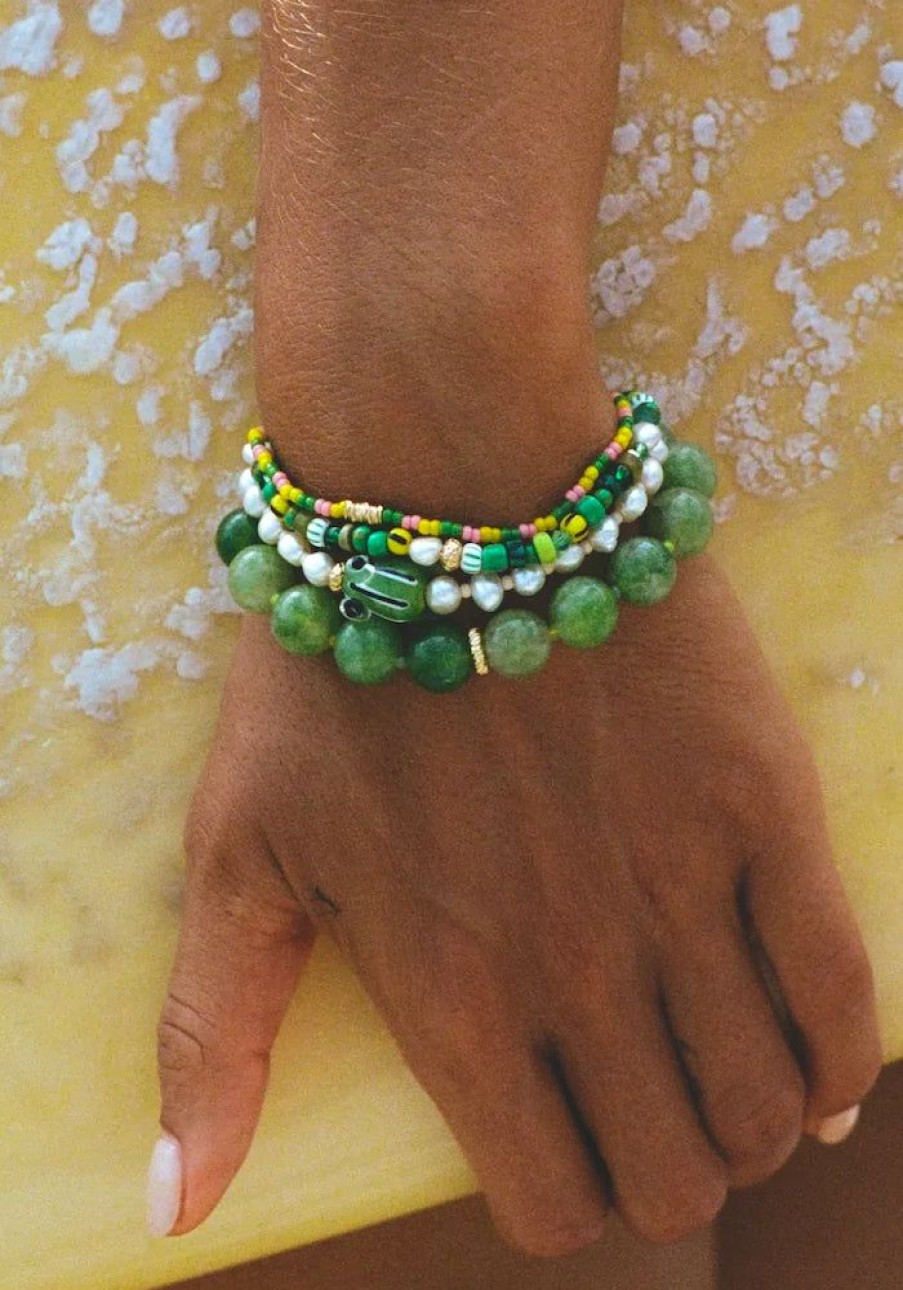 Accessories Anni Lu Gold Jewels | Paradiso Bracelet - Wild Lime