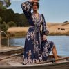 Fashion Talisman Maxi Dress | Aphrodite Dress- Indigo