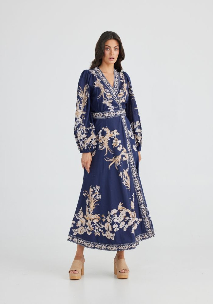 Fashion Talisman Maxi Dress | Aphrodite Dress- Indigo