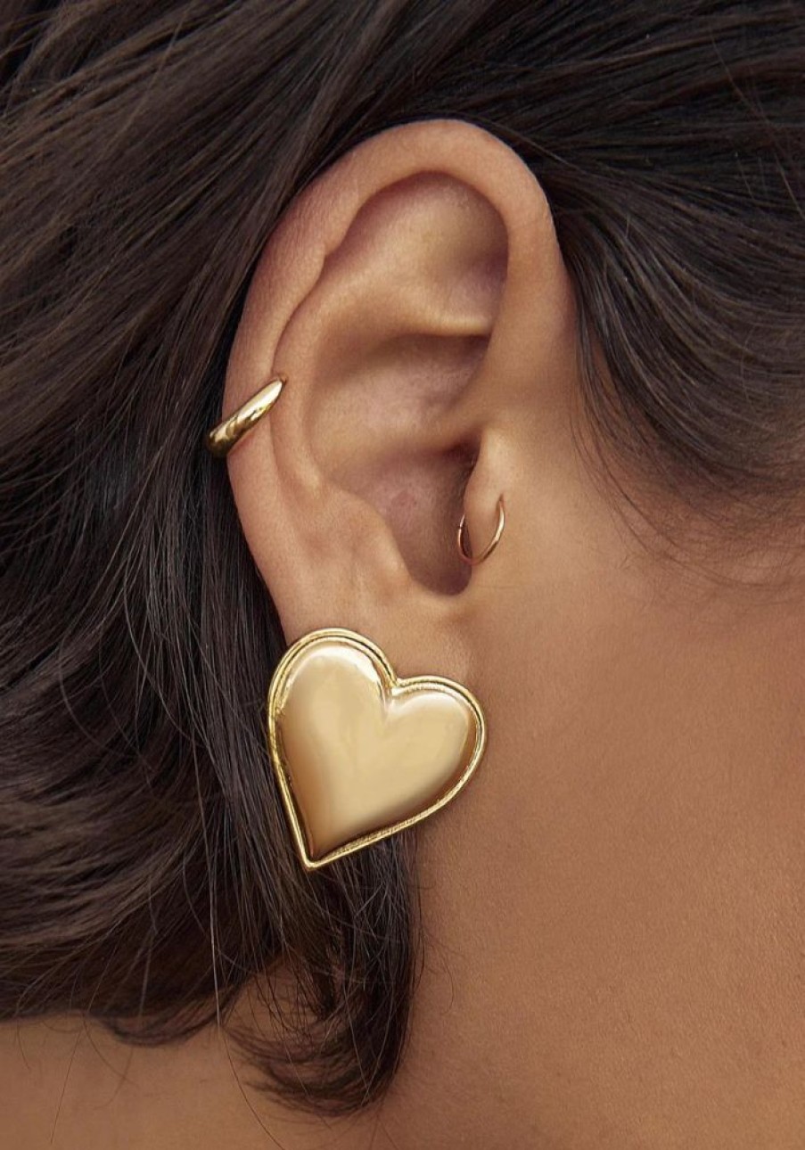 Accessories Arms Of Eve Earrings | Darling Heart Earrings- Gold