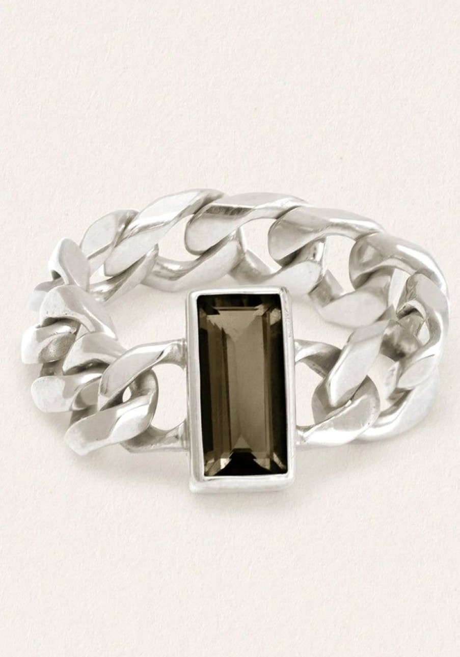 Accessories Temple of the Sun Silver Jewels | Tigris Chain Ring Silver