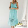 Fashion Cabo Midi Dress | 3 Palms Dress - Turquoise