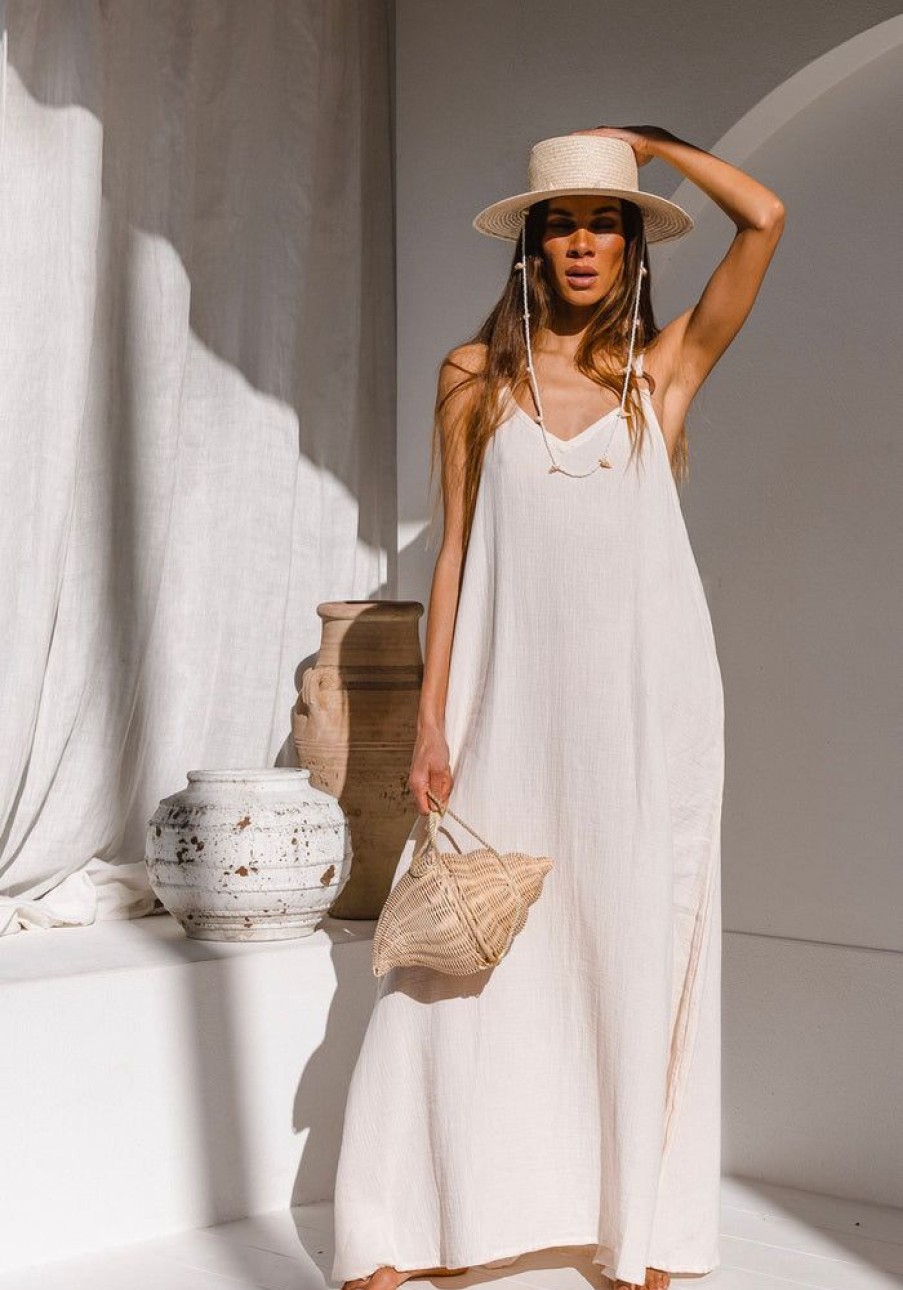 Fashion Cabo Maxi Dress | Sundrenched Maxi - Shell