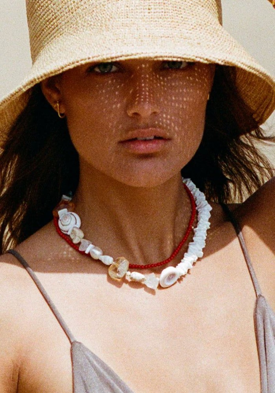 Accessories Anni Lu Gold Jewels | Castaway Necklace- Gold