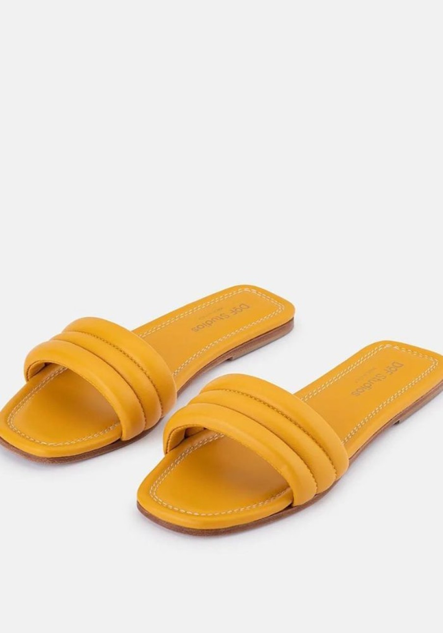 Accessories DOF Sandals & Slides | Savanna Slide- Golden