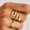 Accessories Temple of the Sun Rings | Serpent Ring Gold