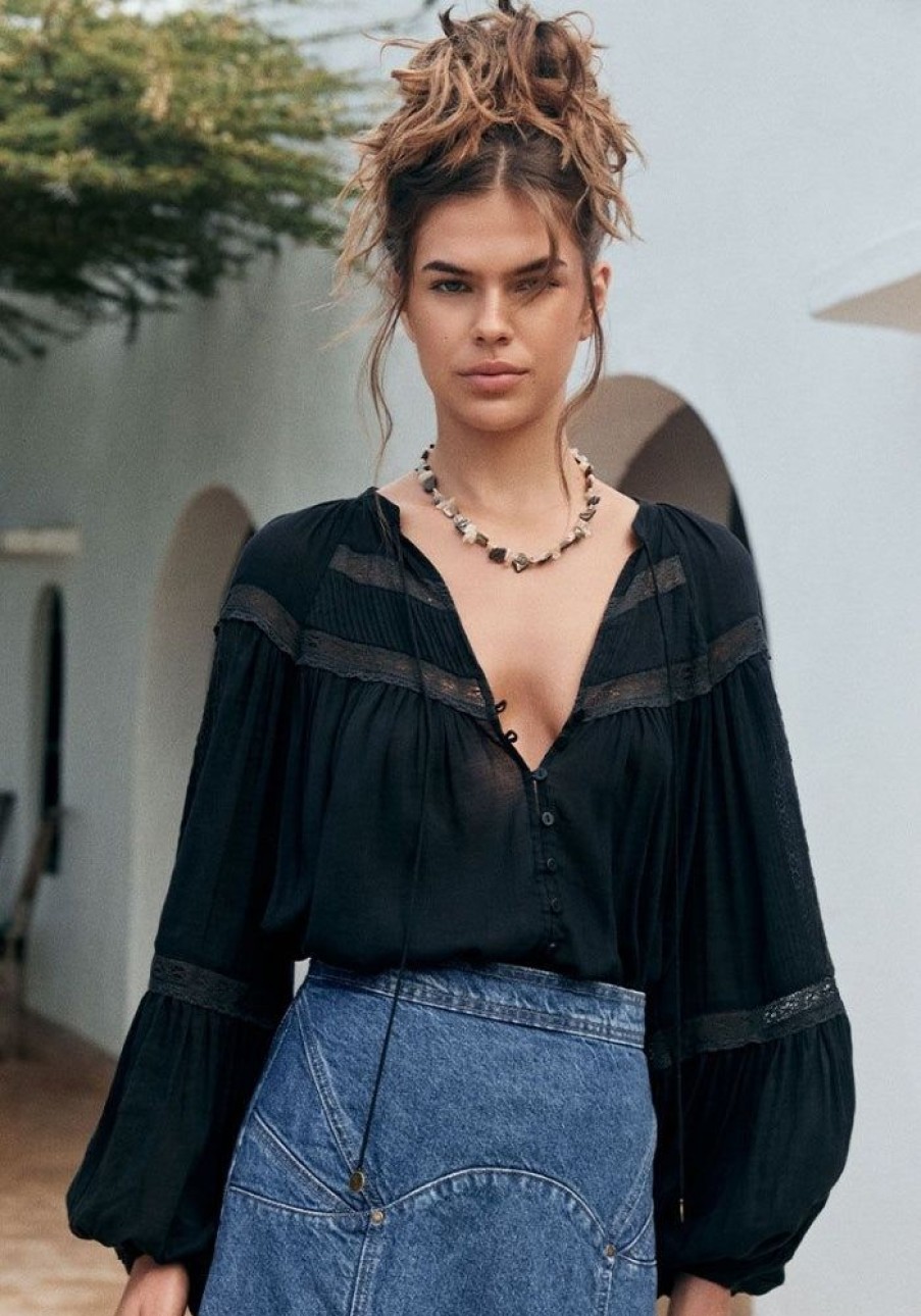 Fashion Spell Tops | Teodora Blouse - Black