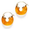 Accessories Anni Lu Earrings | Petit Swell Hoop Earrings - Amber