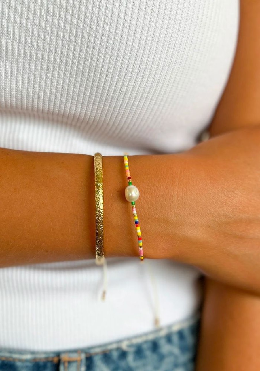 Accessories Arms Of Eve Bracelets | Marley Gold & Pearl Bracelet