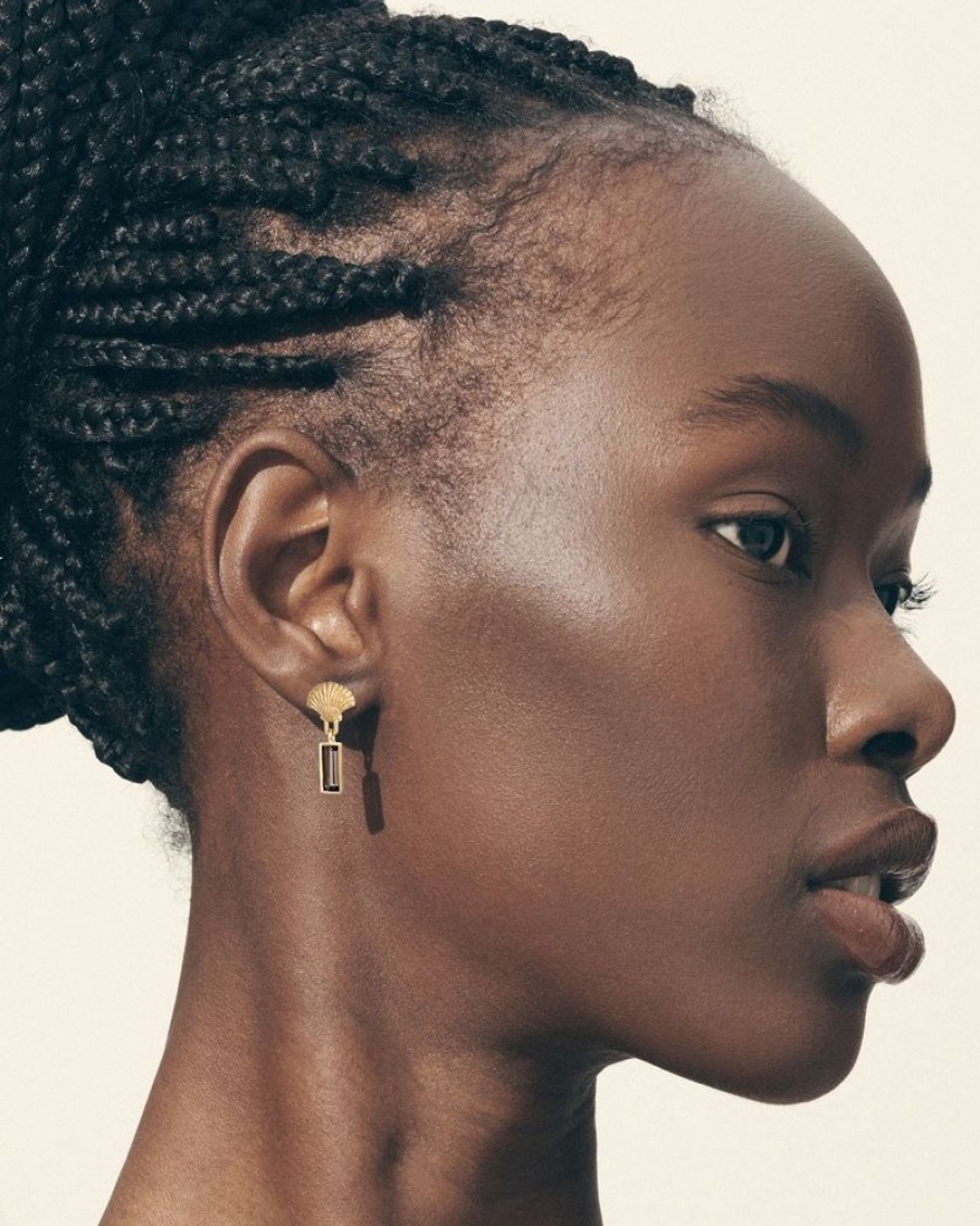 Accessories Temple of the Sun Gold Jewels | Hali Earrings- Gold