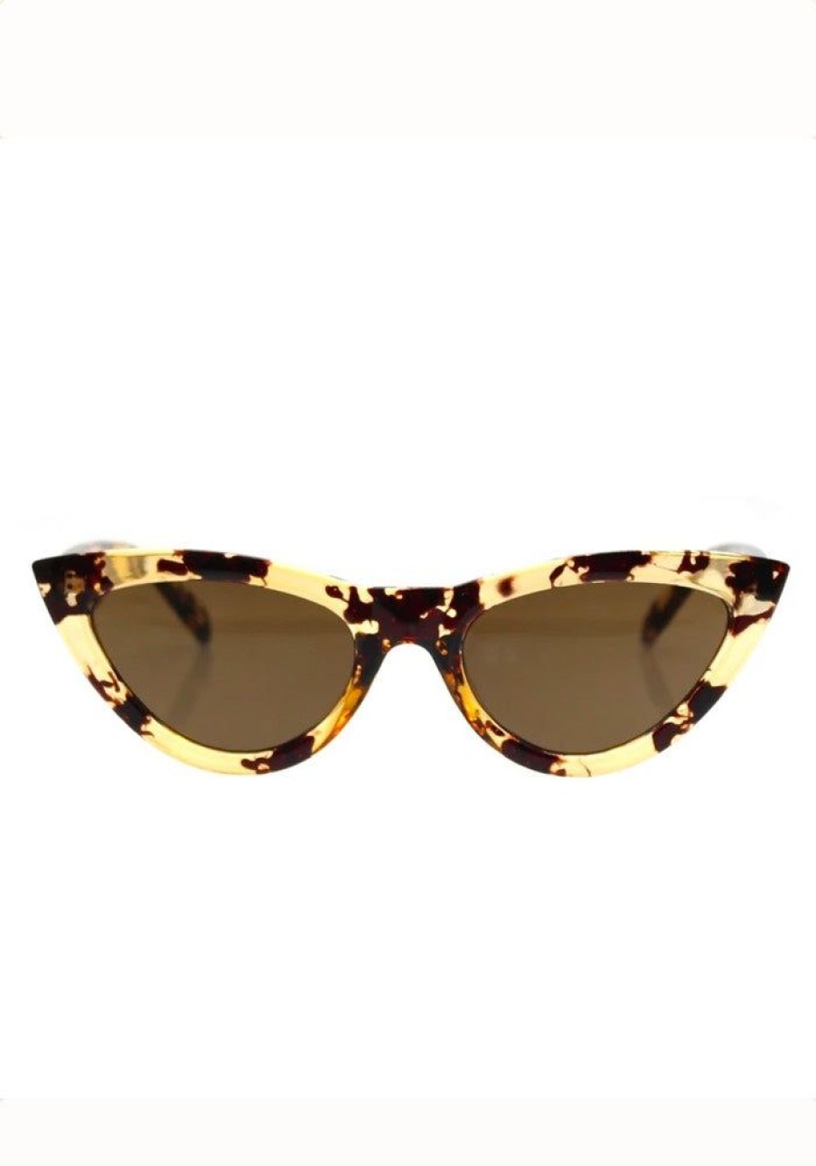 Accessories Reality Eyewear Sunglasses | Kiss Kiss - Honey Turtle