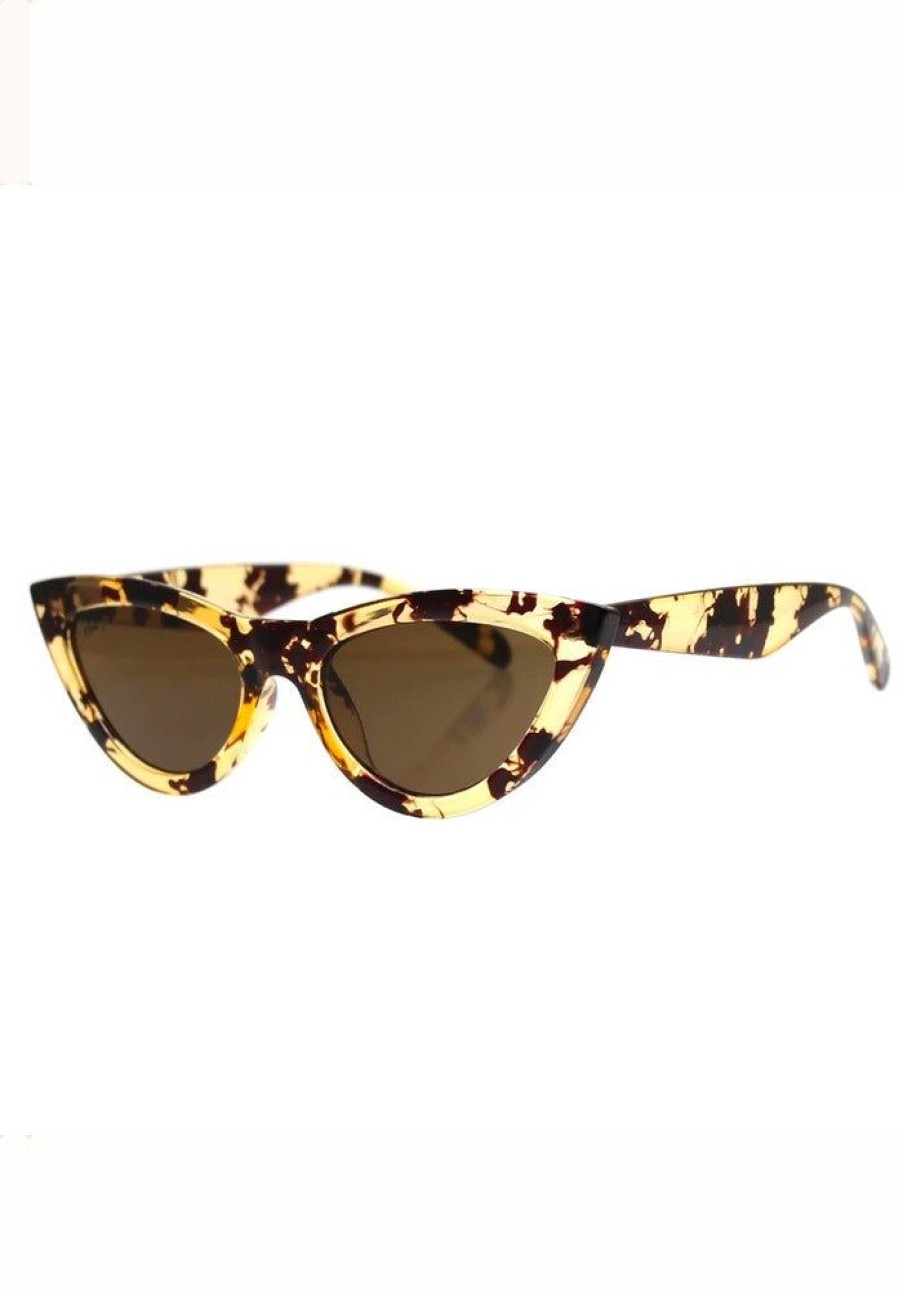 Accessories Reality Eyewear Sunglasses | Kiss Kiss - Honey Turtle