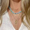 Accessories Cabo Gypsy Necklaces | Baku Choker - Turquoise