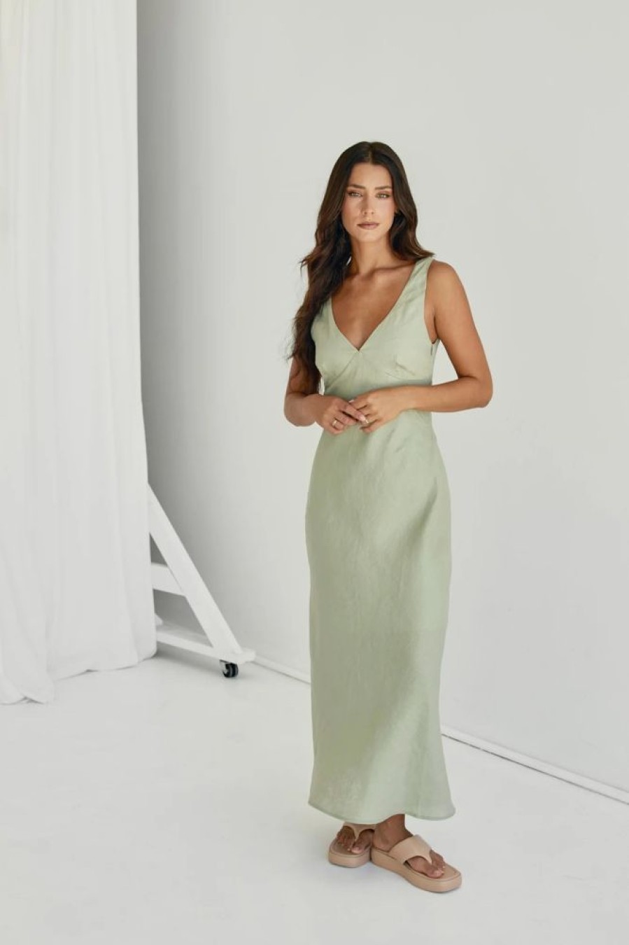 Fashion Bisk the Label Maxi Dress | Harper Slip Dress