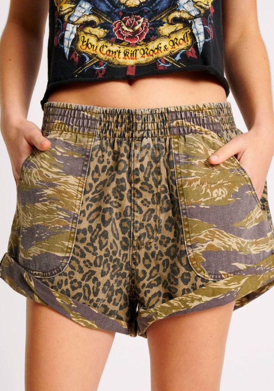 Fashion One Teaspoon Shorts + Pants | Animal Camo Hunter Relaxed Short