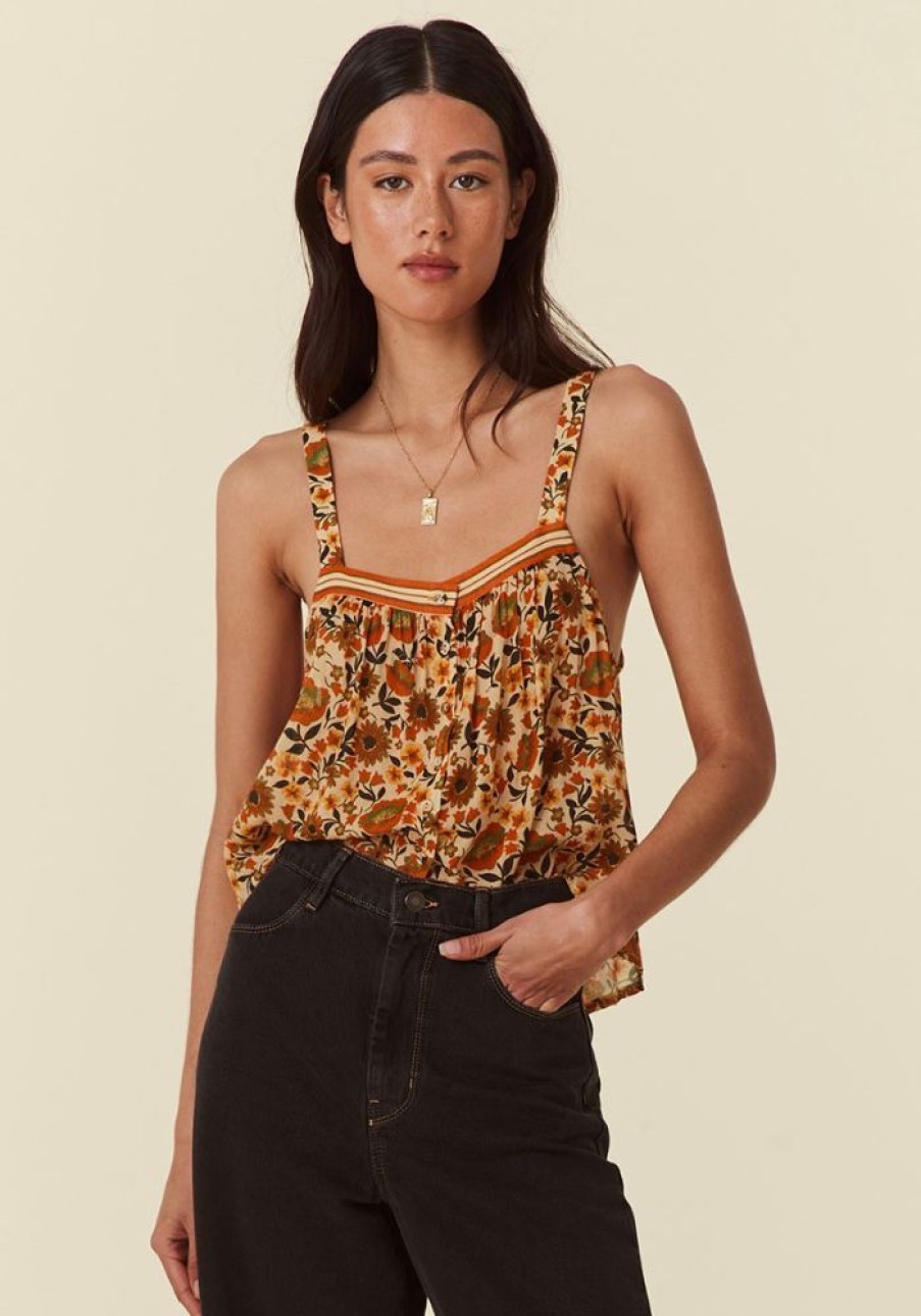 Fashion Spell Tops | Impala Lily Cami- Gold