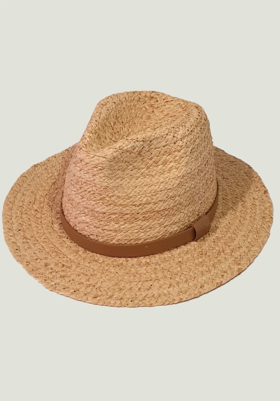 Accessories Nix & Ash Hats + Scarves | Classic Raffia Hat