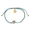 Accessories Tiger Frame Gold Jewels | Tiger Frame Diamond Quartz Crystal Gold Bracelet- Green/White