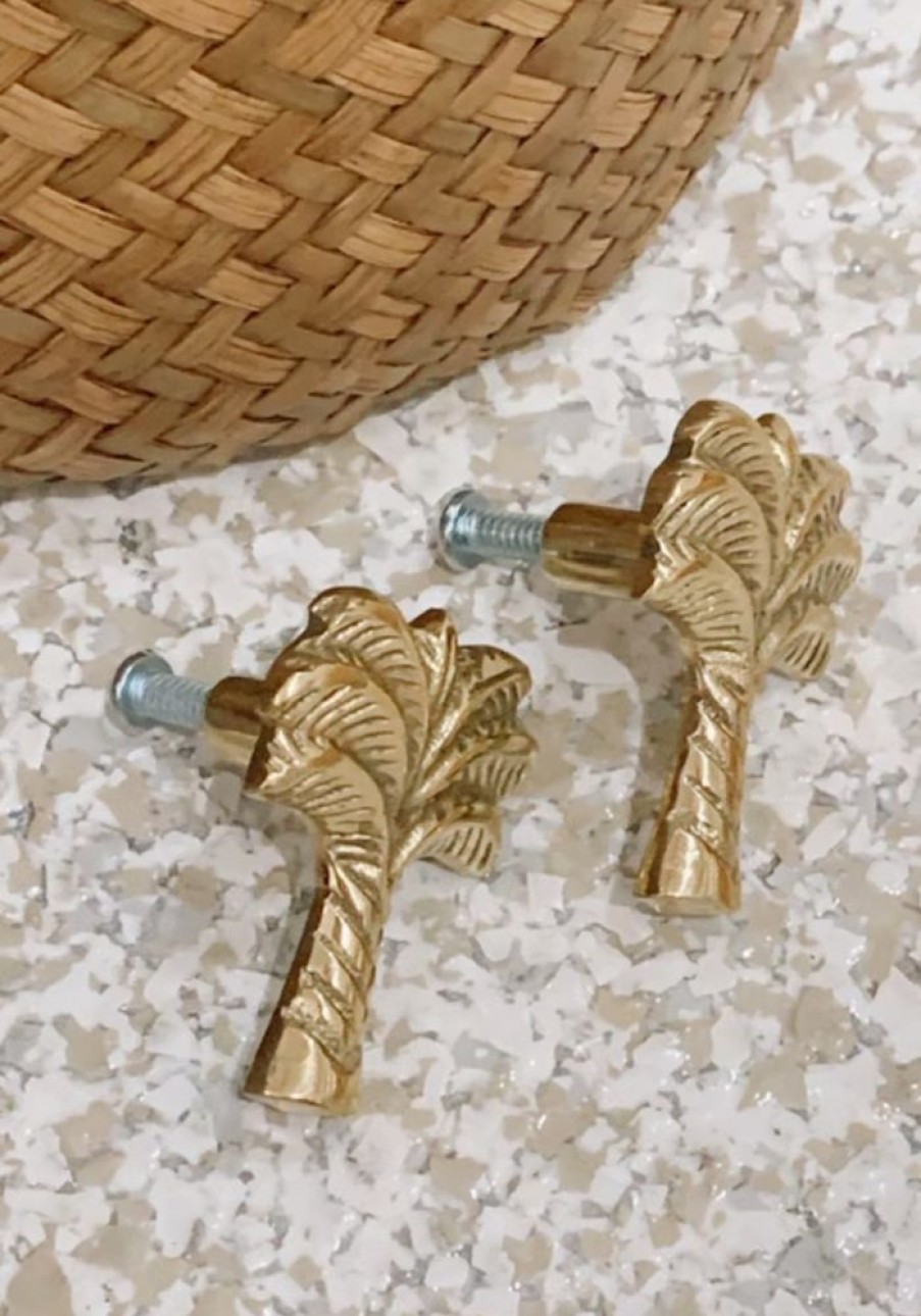 Accessories Cabo Gypsy Gold Jewels | Palm Tree Gold Door Knobs