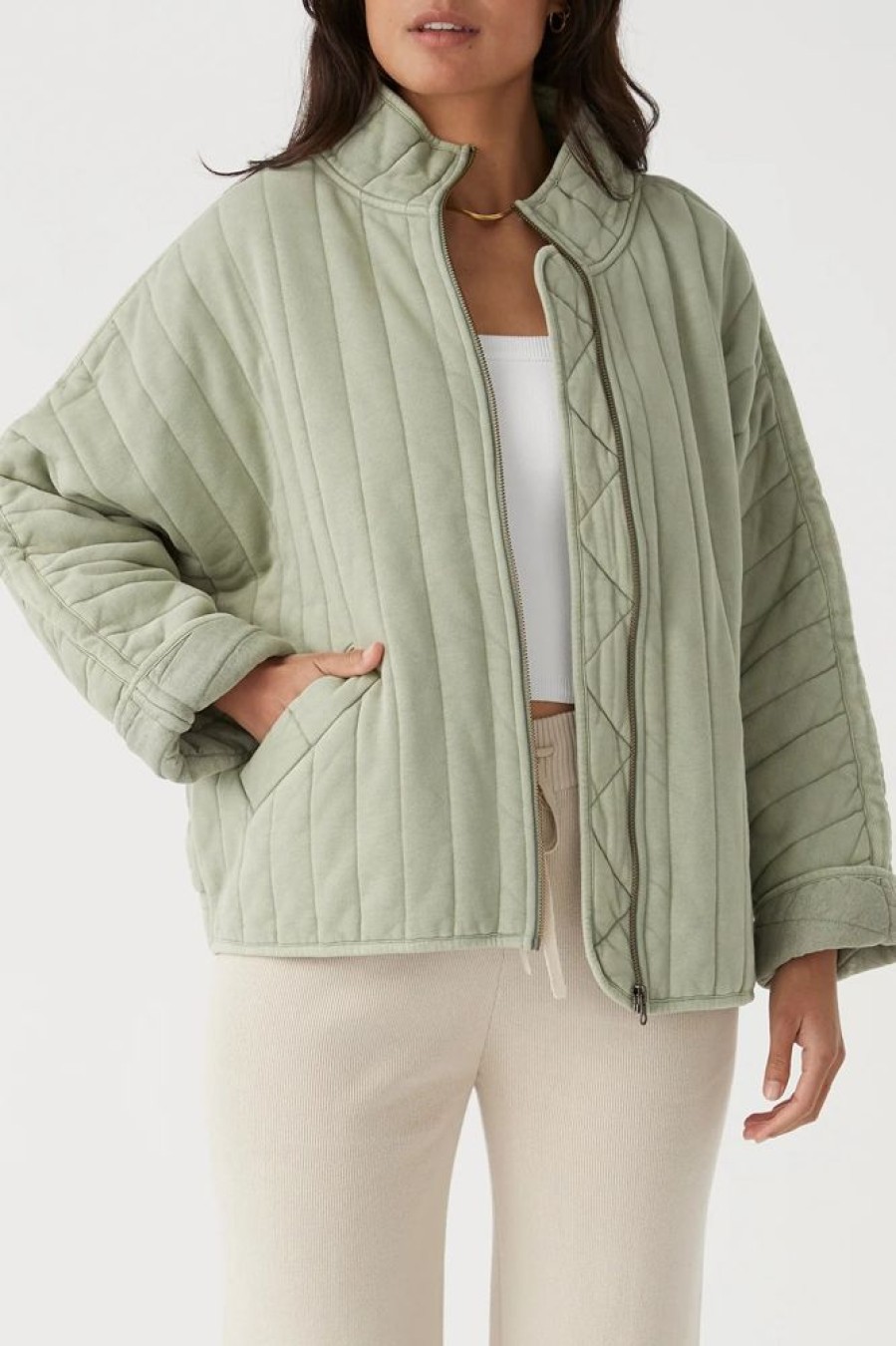 Fashion Arcaa Movement Kimonos & Jackets | Tessa Jacket- Sage