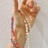 Accessories NP Rocks Jewellery Necklaces | Cuba Pearl Necklace - 2 Colors