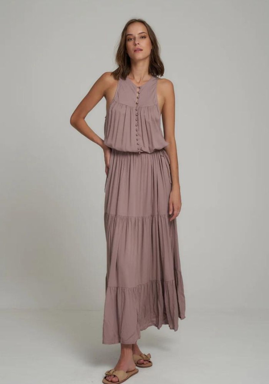 Fashion Lilya Maxi Dress | Corsica Dress- Lavender