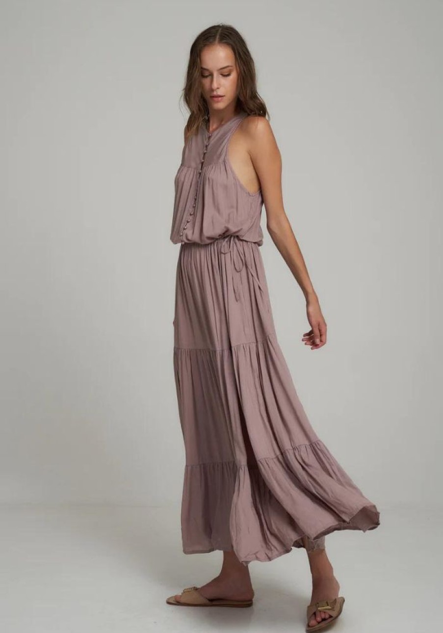 Fashion Lilya Maxi Dress | Corsica Dress- Lavender