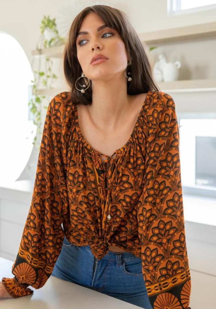 Fashion Nine lives Bazaar Tops | Scarlett Blouse