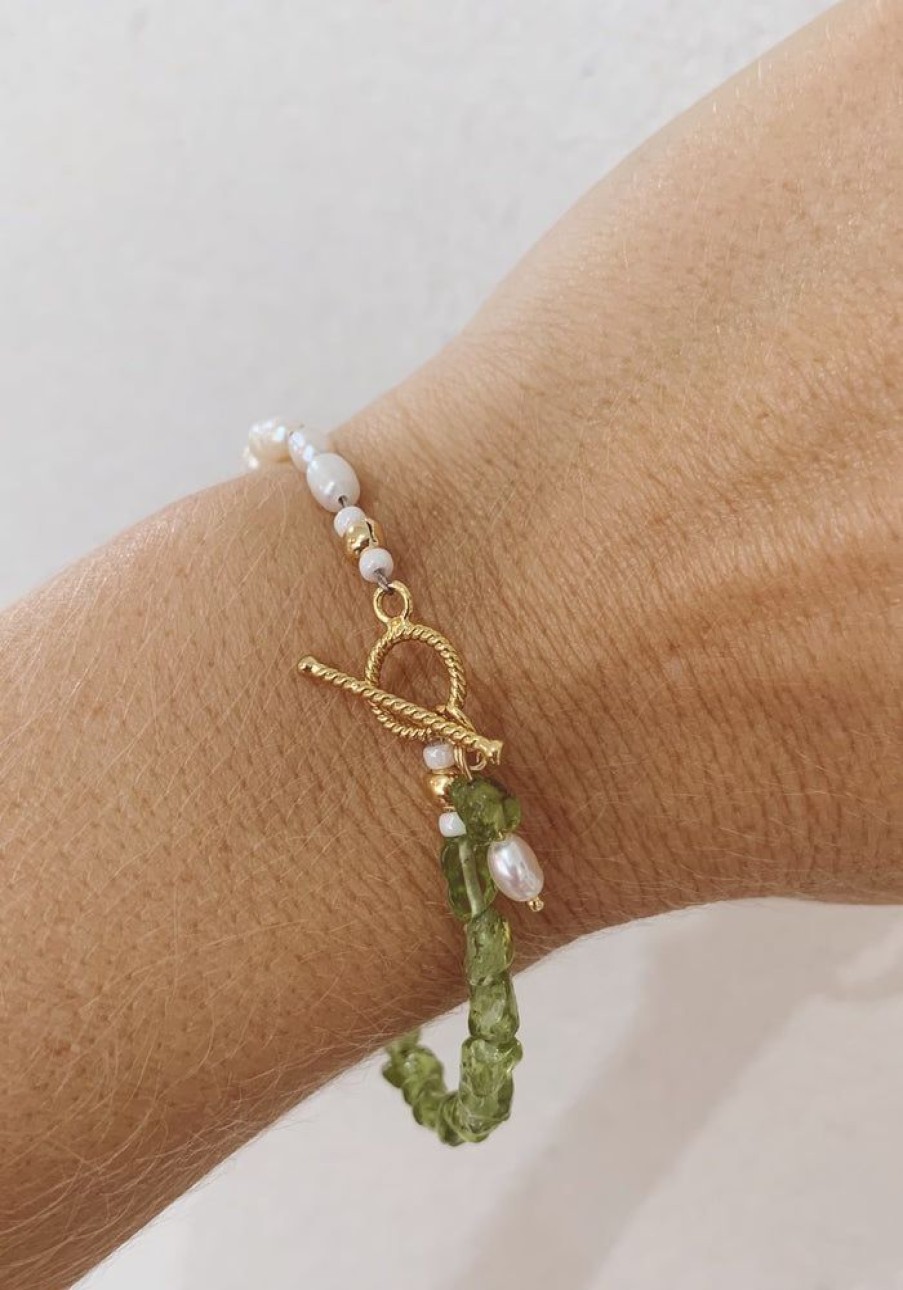 Accessories NP Rocks Jewellery Bracelets | Leo Bracelet - Peridot