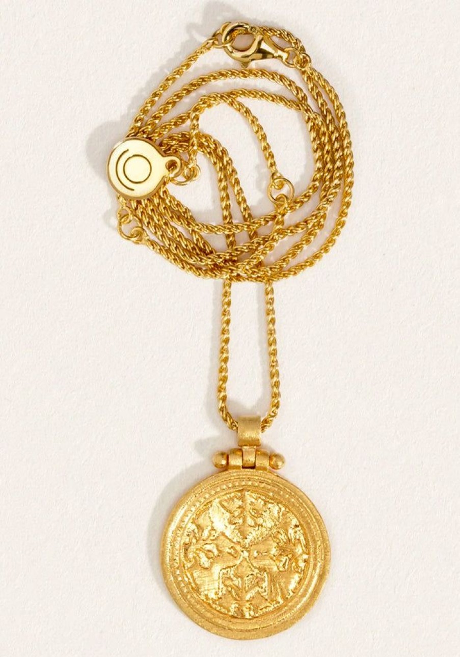 Accessories Temple of the Sun Necklaces | Peacock Necklace - Gold