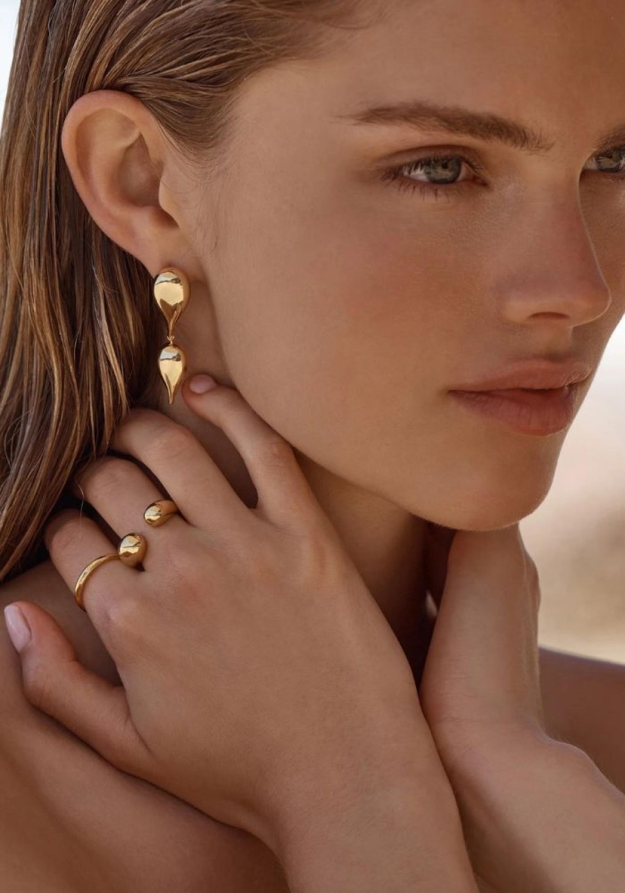 Accessories Amber Sceats Gold Jewels | Sicily Ring