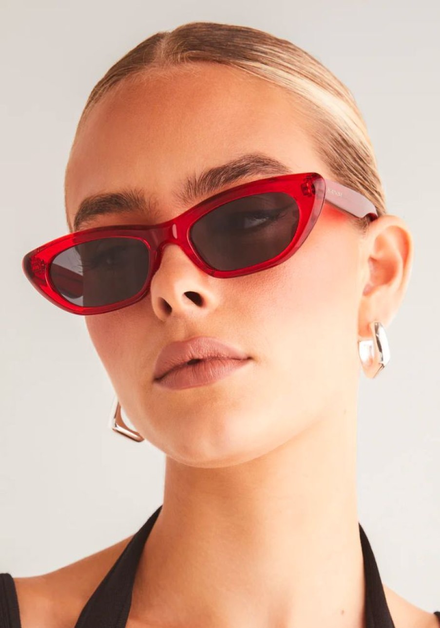 Accessories Banbe Eyewear Sunglasses | The Caroline Ruby- Black