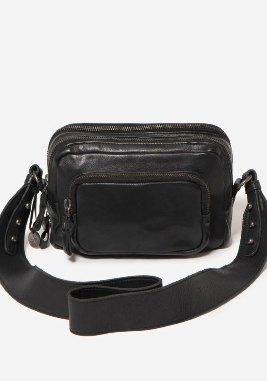 Accessories Stitch and Hide Bags | Fitzroy Bag- Black