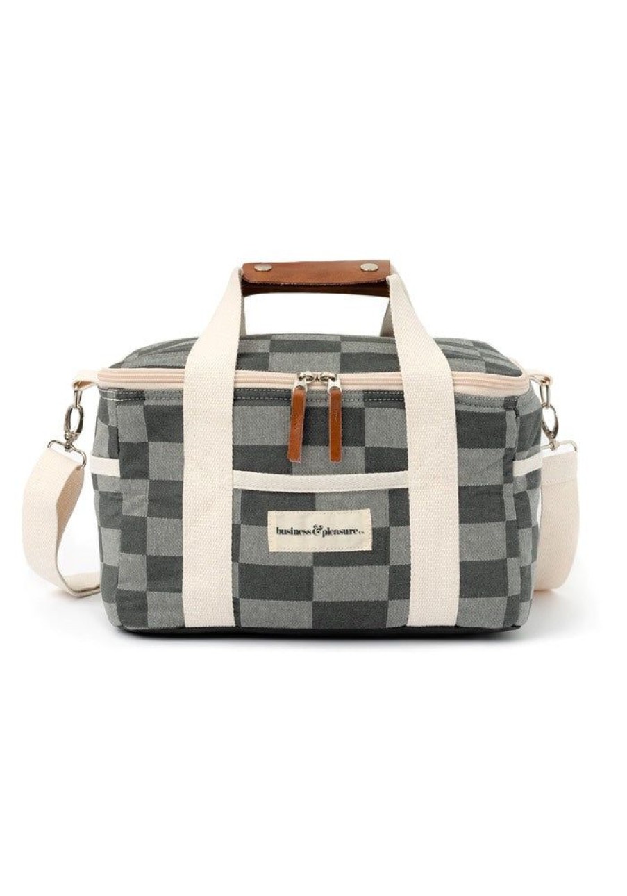 Accessories Business & Pleasure Co Beach Accessories | Green Check Cooler Bag