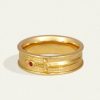 Accessories Temple of the Sun Gold Jewels | Valor Ring- Gold