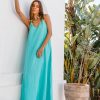 Fashion Cabo Maxi Dress | Sundrenched Maxi - Turquoise