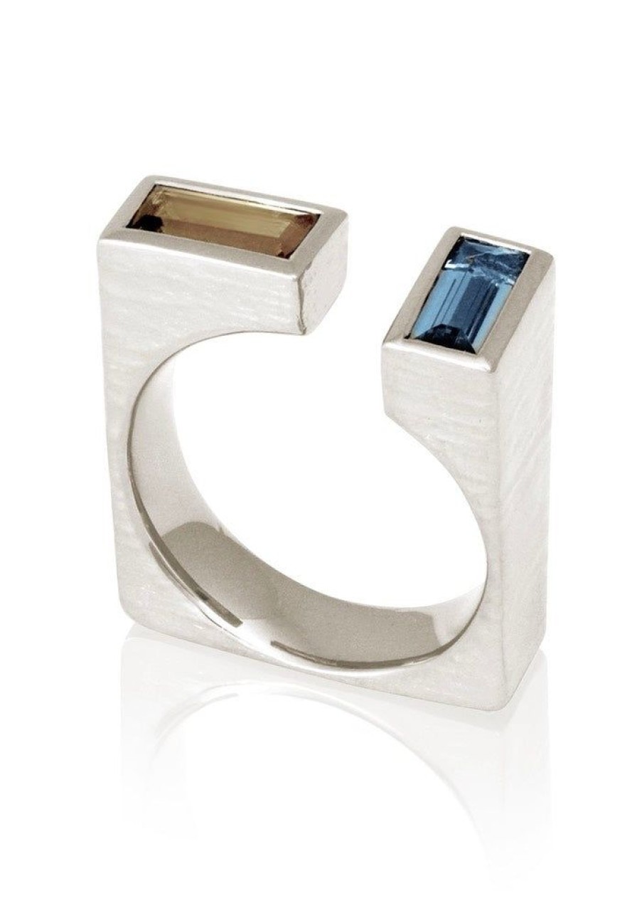 Accessories Temple of the Sun Silver Jewels | Enki Ring - Silver