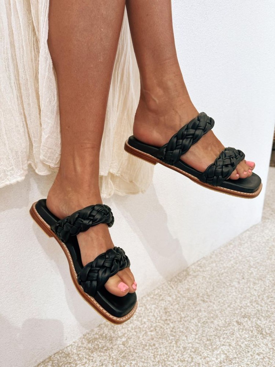 Accessories Cabo Gypsy Sandals & Slides | Boa Slides- Black