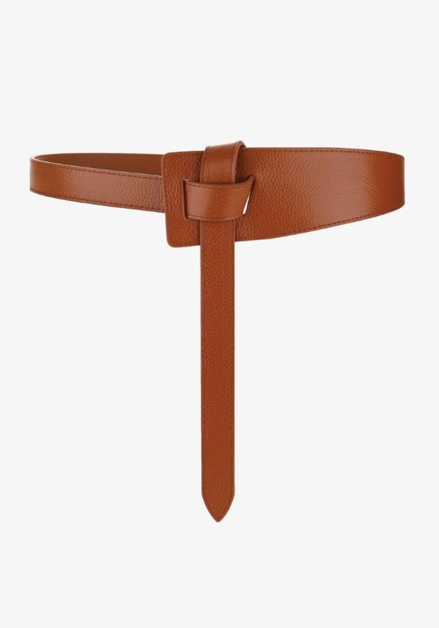 Accessories Morrison Belts | Katya Leather Belt - Tan